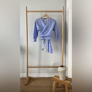 Zara Wrap Crop Shirt